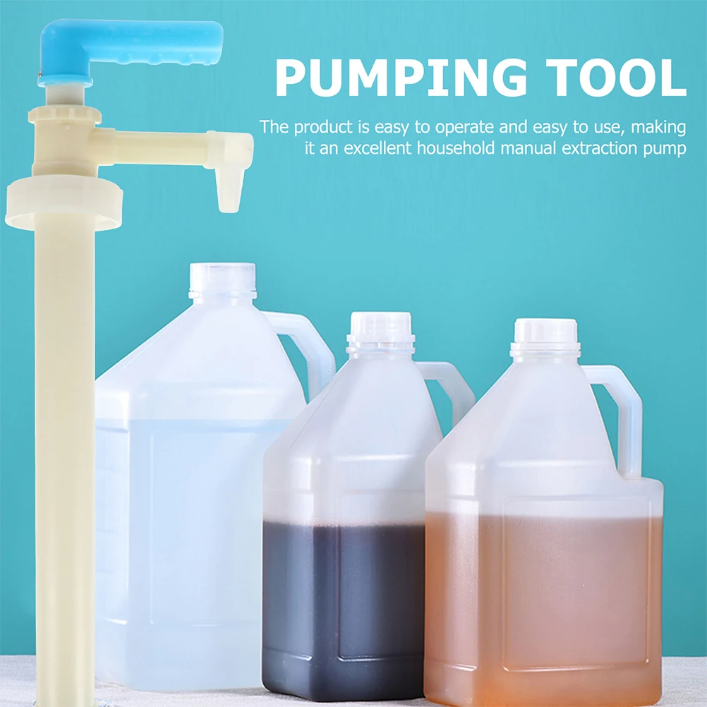 

2Pcs Manual Oil Pump Durable Liquid Sucker Tool for Fuel Transfer Efficient Portable Extraction Device