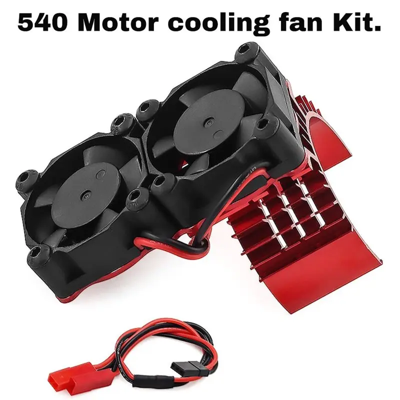 ABUM-RC Car Upgrade 3650 3660 3670 Motor Fans 540 Motor Cooling Fan Kit RC Car Accessories