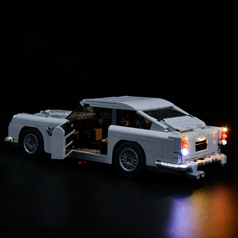 مجموعة إضاءة LED مناسبة لجيمس بوند أستون مارتن DB5 10262 (لا تشمل مكعبات البناء) #4