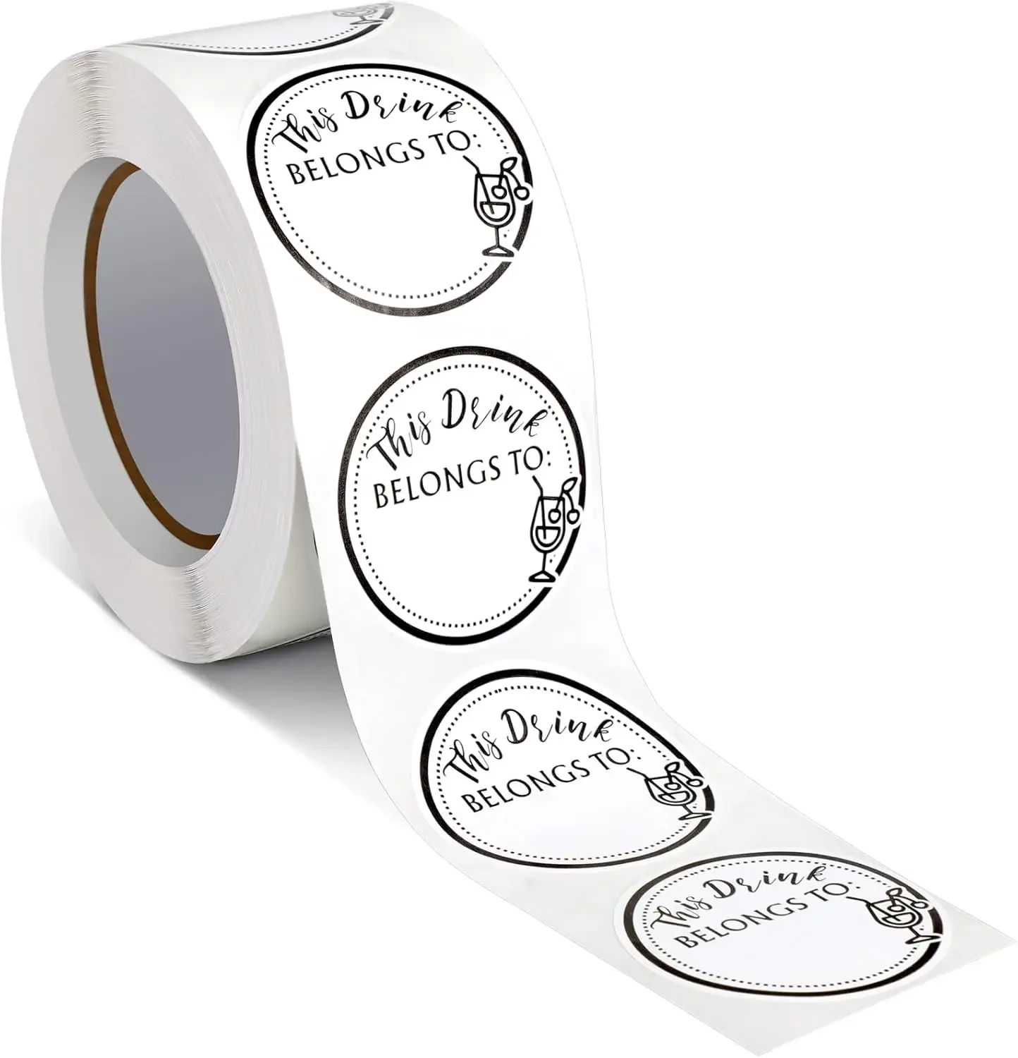 

600 Blank Cup Labels for Parties, Weddings, and Events - Easy to Customize