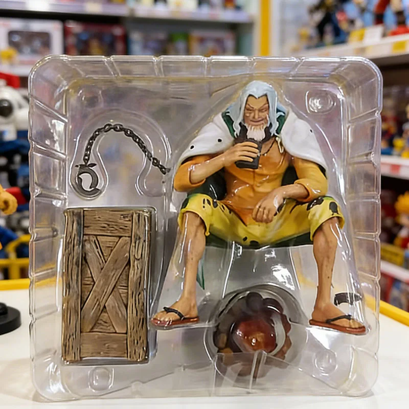 Figura de Ação One Piece Anime Creator x Silvers Rayleigh, Boneco Colecionável do Mentor do Luffy, Presente de Aniversário para Crianças