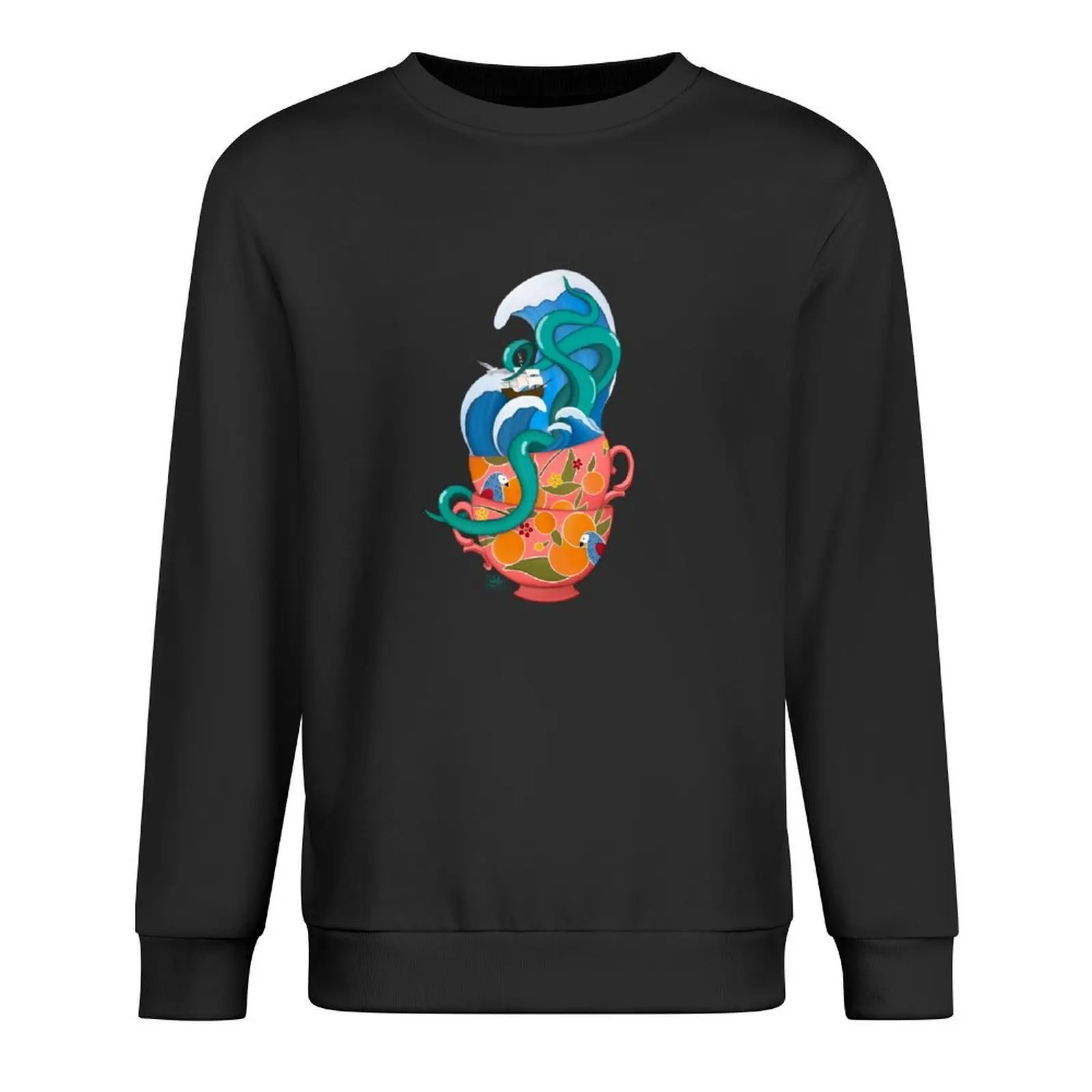 

Tempest in Stede's Teacup Pullover men's clothes men clothing men's sweat-shirt autumn new products hooded sweatshirt for men