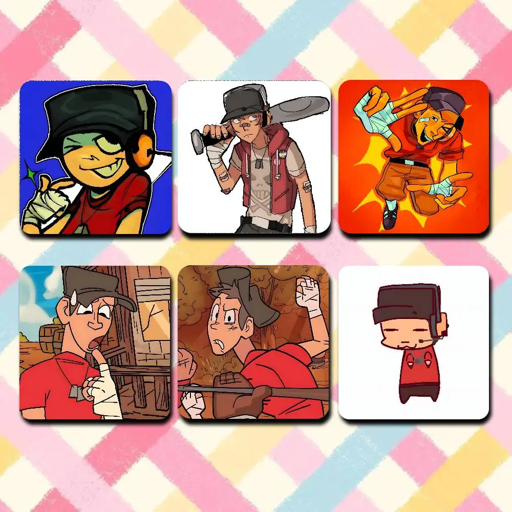 

Game TF2 S-Scout Magnetic Refrigerator Magnets Cute and Creative Refrigerator Magnets Souvenirs and Gifts