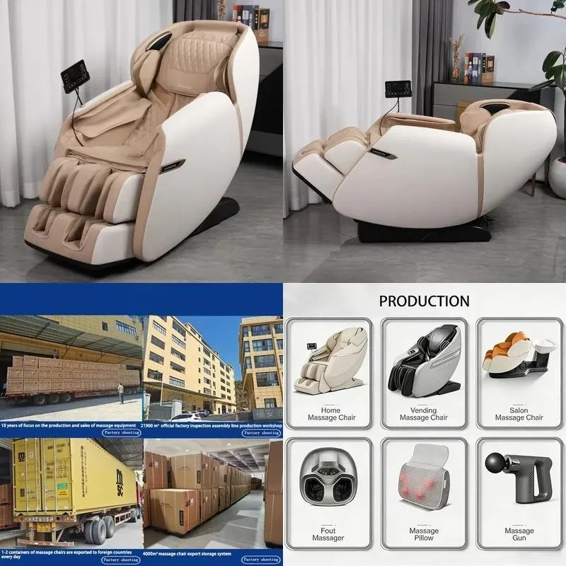for  Gravity Full Body Massage Chair with Remote Control   Music Simple Design Factory Wholesale New