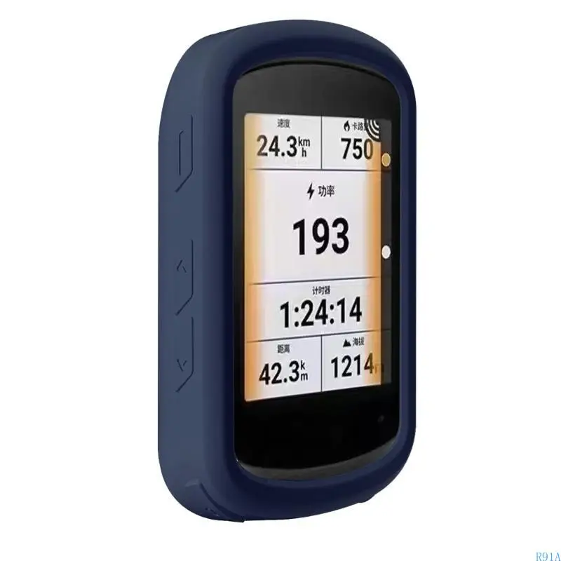 R91Aガーミンエッジ840アンチドロップGPS保護カバーのソフトアンチスリップバイクスキンケース