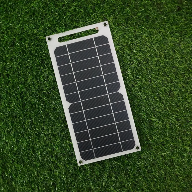 Solar Panel With USB  Outdoor Hiking And Camping Portable Battery Mobile Phone Charging Bank Charging Panel