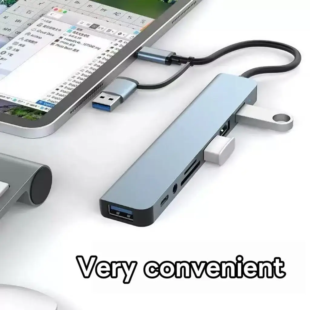 8-in-1 ドッキング ドッキング USB3.0 ドッキング ドッキング TF/SD カード リーダー ノートブック ドッキング ドッキング USB ハブ