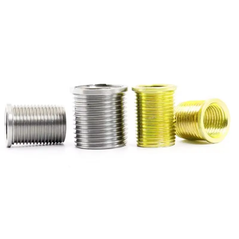 5pcs M8-M10/M10-M12/M12-M14/M14-M16 Carbon Steel/Stainless Steel Spark Plug Repair Thread Insert Timesert Type Inserts