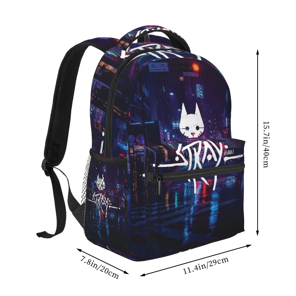 Stray Logo Essential Backpacks Boys Girls Bookbag Children School Bags Cartoon Kids Rucksack Shoulder Bag Large Capacity