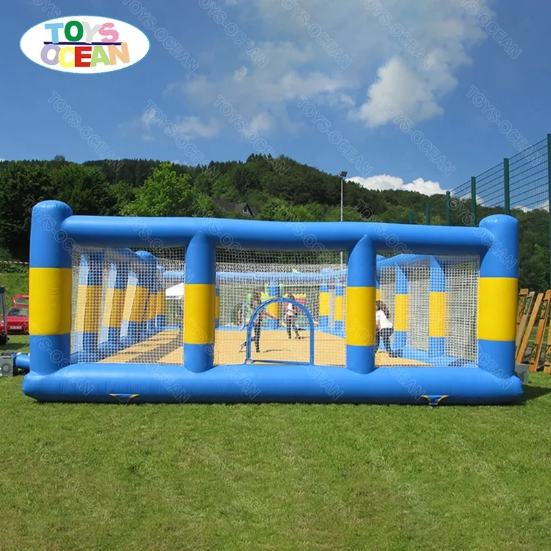 Hot Sale Commercial Adult Group Building Game Outdoor Competitive Game Inflatable Volleyball Court Beach Volleyball