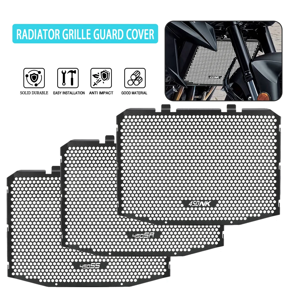 

FOR CFmoto 450NK 450SR 450SS 450 NK SR SS SR-S NK450 2023-2026 Motorcycle Radiator Grill Guard Oil Cooler Guard Protection Cover