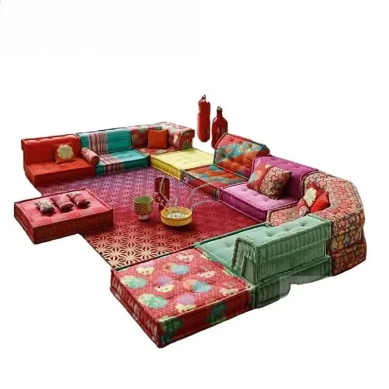 

Modern design combined living room sofa set fabric sofa home furniture sofa