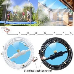 New Type 8-26M Outdoor Cooling Patio Misting System Fan Cooler Water Mist Gardenhouse Spray Hot Fog Misting System