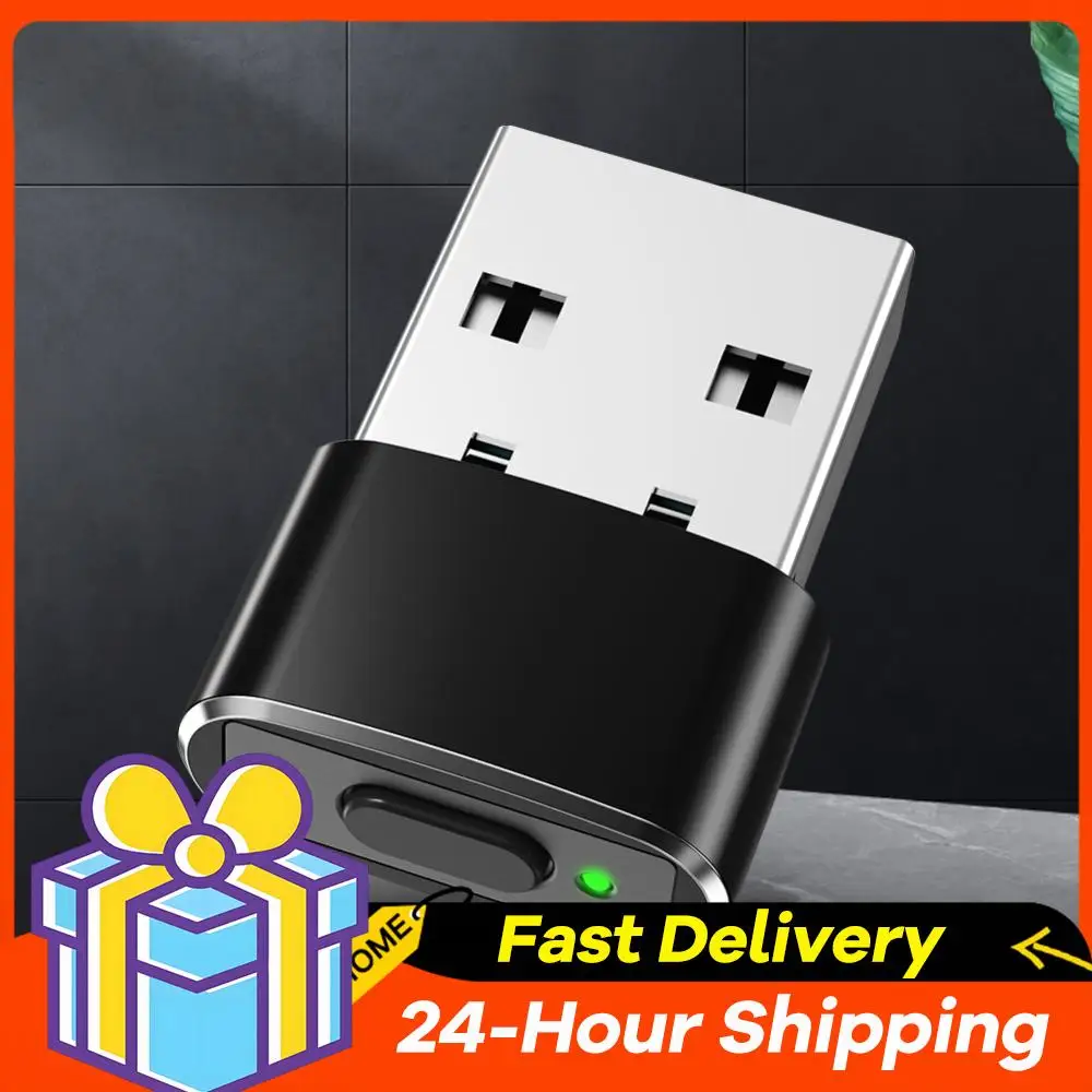 

Mini Automatic Mouse Jiggler ON/Off Button USB Mouse Movement Simulator Undetectable Plug and Play Keeps Awake for Computer