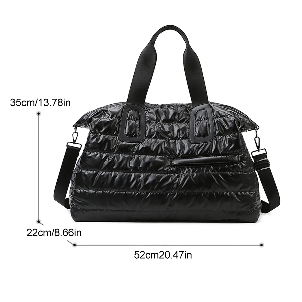 Wet Dry Separation Gym Fitness Bag Large Capacity Weekend Handbags Multifunctional Nylon Messenger Bag Waterproof for Gym Sports