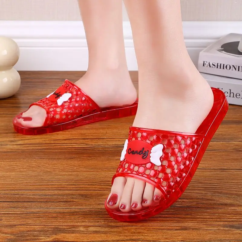 2024 Fashion Women Slippers Summer Flat Sandals Lightweight EVA Home Bathroom Slippers Massage Couples Indoor Slides Shower Shoe