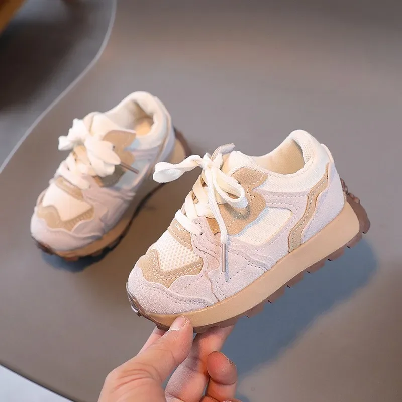 2024 primavera autunno sneakers ragazzi ragazze scarpe da corsa con suola morbida bambini scarpe sportive da tennis appartamenti per bambini scarpe