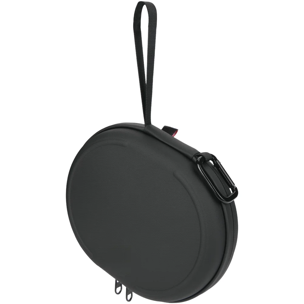 Portable EVA Hard Shell Headphone Case with Waterproof Leather Film and Compressible Memory Foam for Travel and Home Use