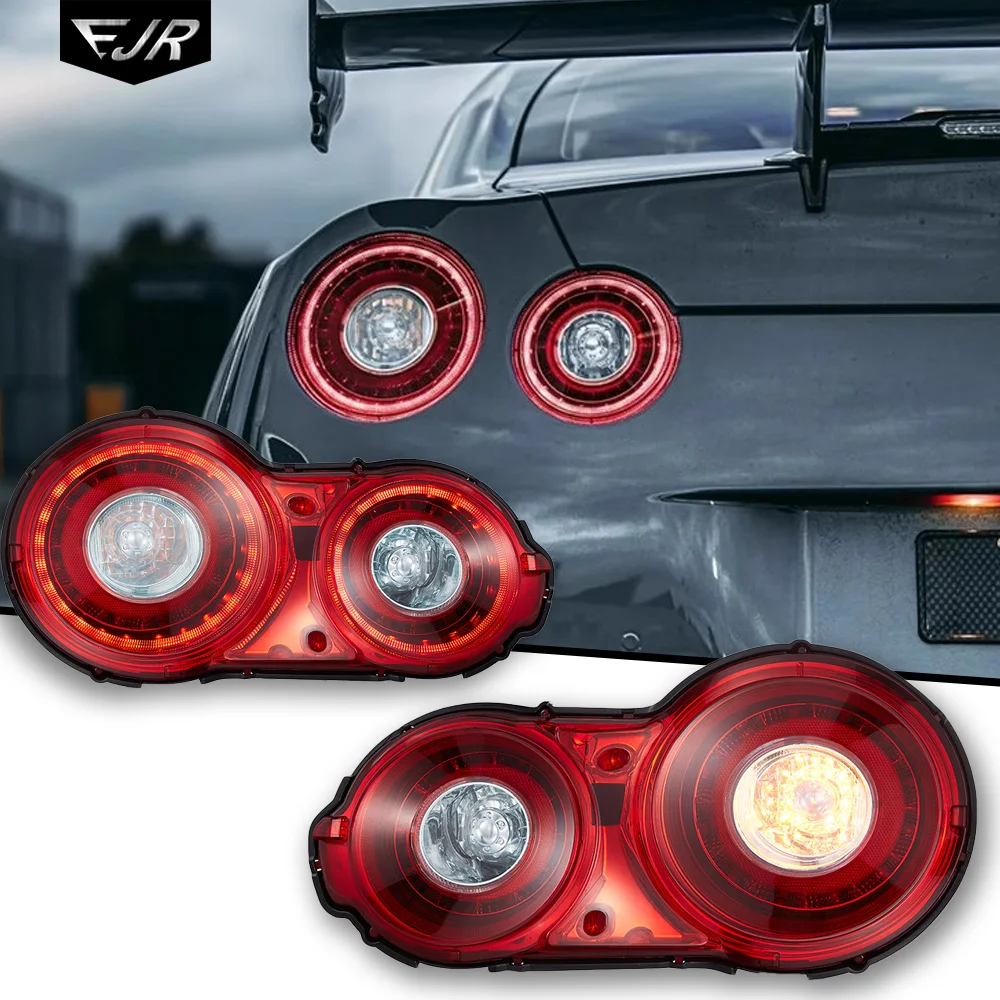 

For Nissan GTR Tail Light 2008-2018 Modified LED Rear Tail Light Assemblies Car Turn Signal DRL Auto Lamp Accessories