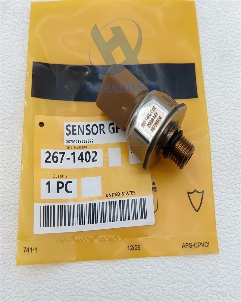 

Электрические части экскаватора CAT 324D 325DL 326D Датчик давления 267-1402 2671402 Для датчика кошки