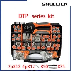 1 BOX 226 Pcs Deutsch DTP Series Waterproof Connector Wire Kit Repair Tool Box DTP06-2S DTP06-4S DTP04-2P DTP04-4P