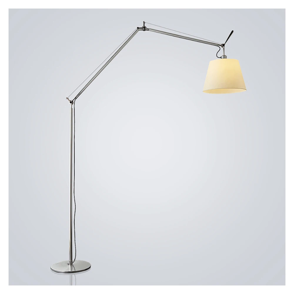 Simple Long Arm Industrial Adjustable Wall Light E27 Rotatable Wall Lamp for Bedside Study Office Living Room Decor Floor Lights