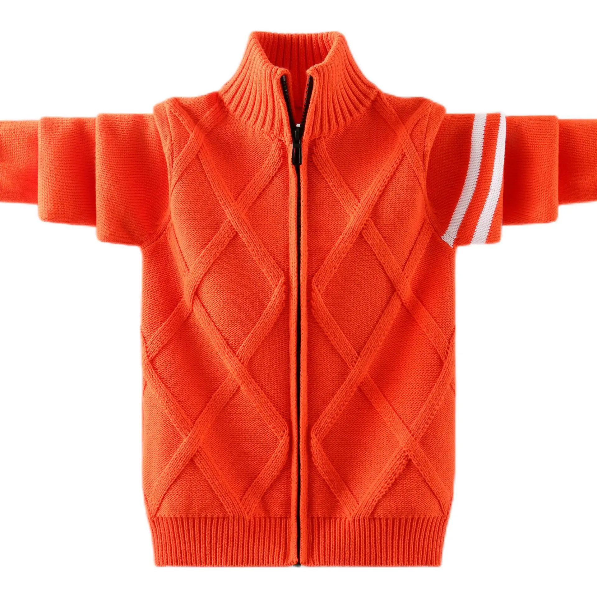 Winter Children\'s Sweater Keep Warm New Cotton Clothing Cardigan Sweater Boys Clothes Children\'s Knitted Sweater Coat
