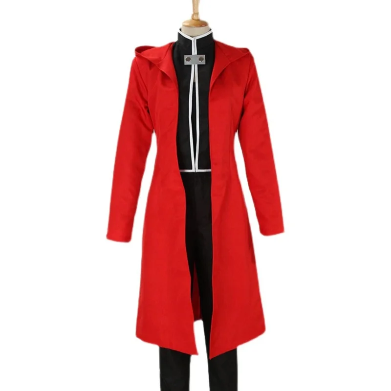 

Unisex anime cos Edward Elric cosplay costume outfit Halloween Christmas uniform custom size