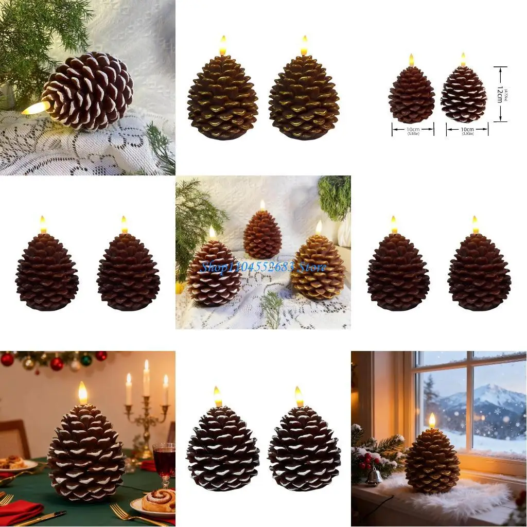 Y6GD Свеча из сосновой шишки Lightss dGreenration