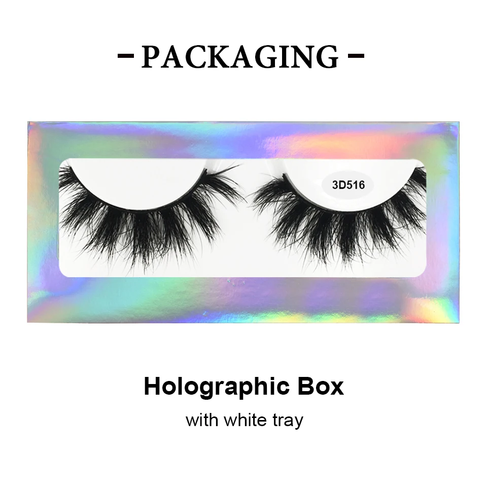 RED SIREN Strip Ciglia Visone Soffici Ciglia Finte Naturali 16mm 18mm Cruelty Free Riutilizzabili Ciglia di Visone Wispy Trucco di Lusso