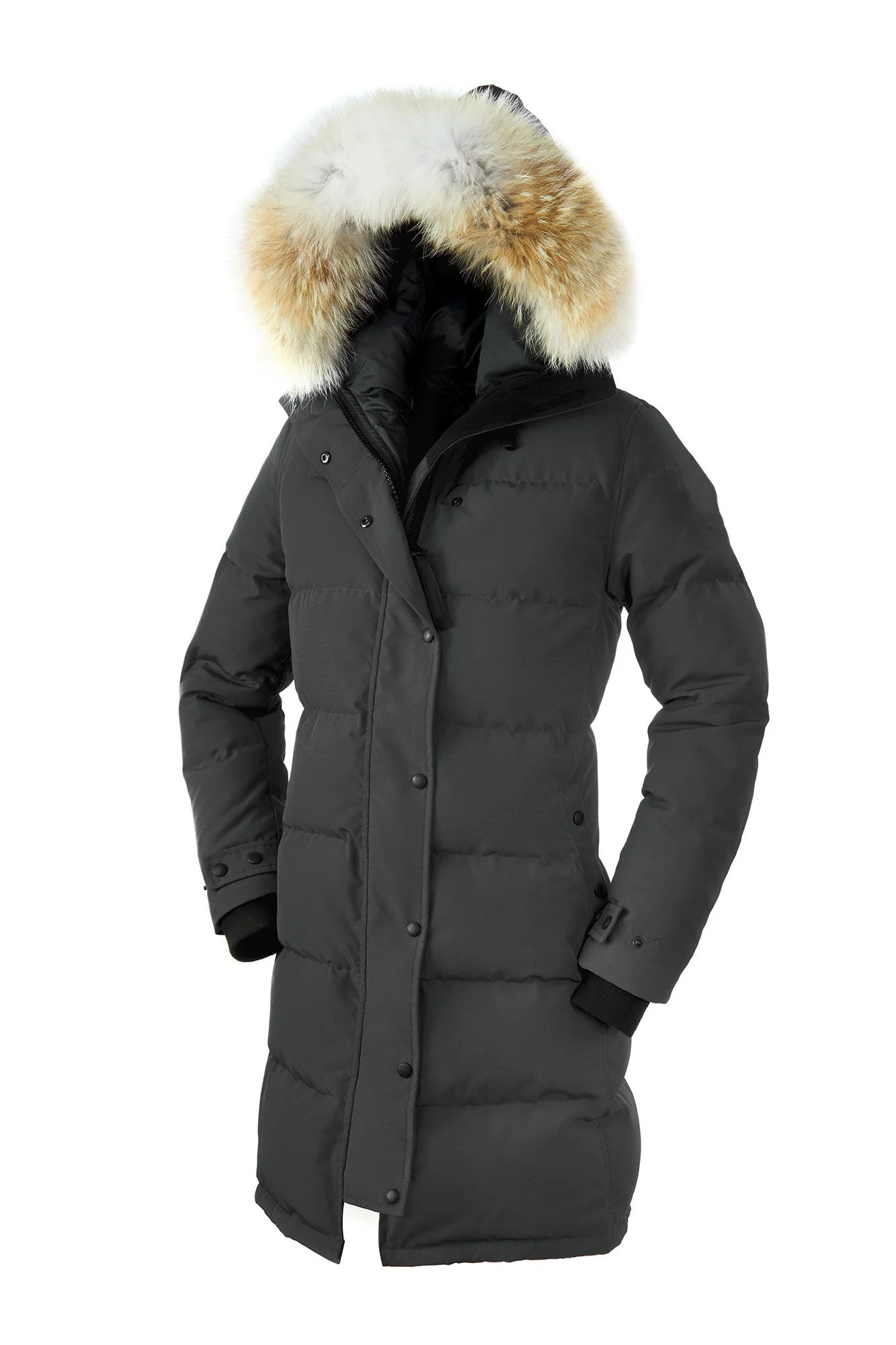 Chaqueta larga de plumón de Invierno para mujer, abrigo cálido al aire libre, Parka de lana de mapache, plumón de ganso, impermeable, ropa informal clásica de moda diaria