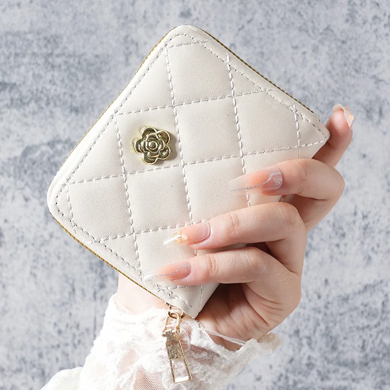 New Europe and the United States luxury fresh fragrance ladies wrist wallet card multi-card ladies cross-border mobile phone bag