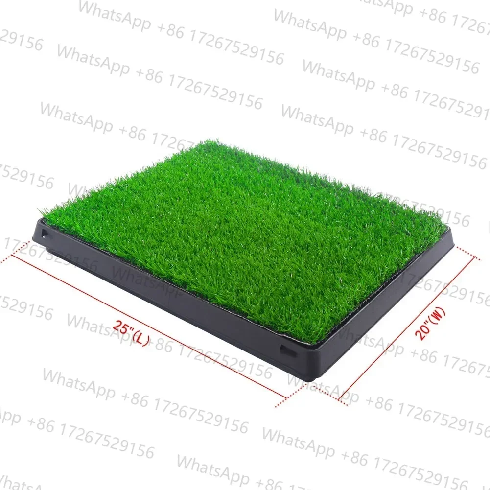 Portable Home Training Toilet Pad for Dogs and Cats, Grass Pet Loo Tray, Indoor and Outdoor Potty, Litter Box, Park Mat