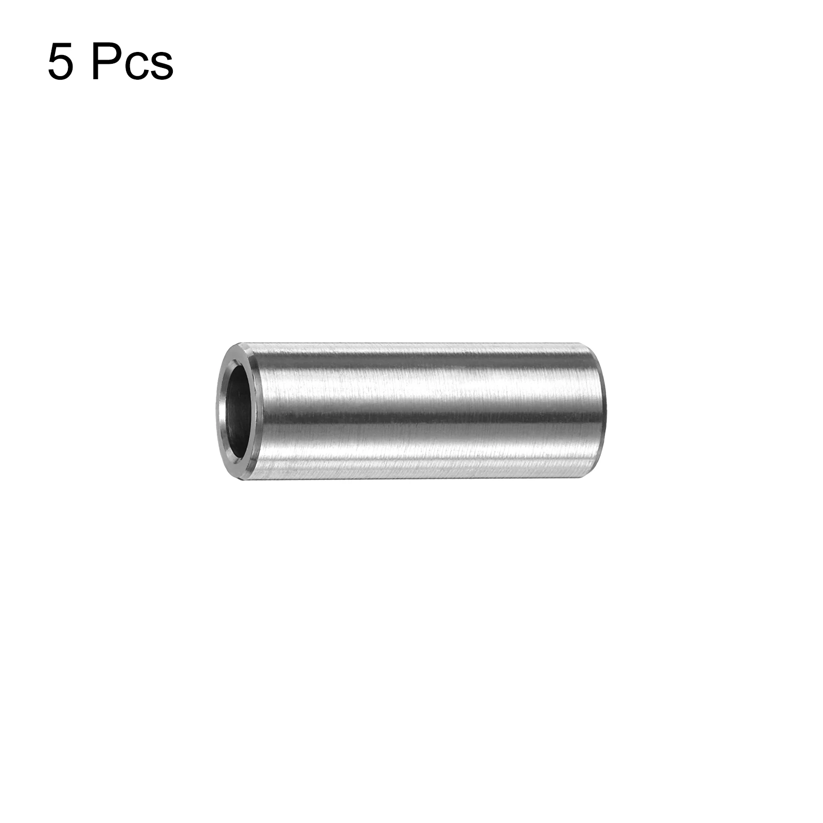5 peças espaçador de aço inoxidável parafuso impasse bucha acabamento liso espaçador de metal redondo para parafusos e hastes