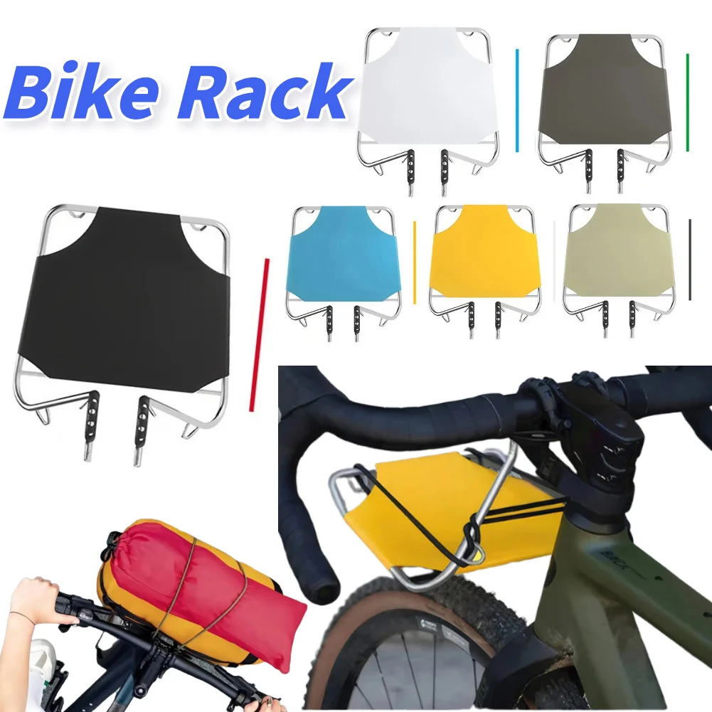 

Bicycle Front Rack Metal Bike Basket Front Rack Carrier Panniers Bag Luggage Shelf Bracket Trunk for Road Cycling Accessories
