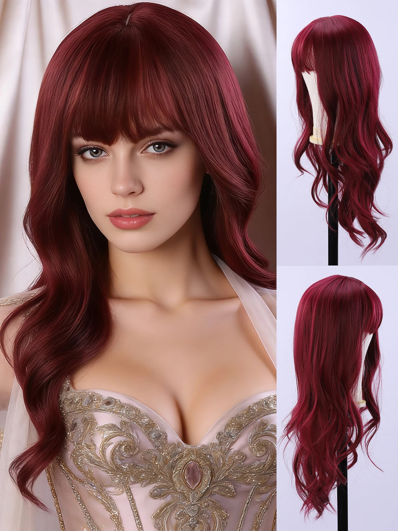 

1 элегантный и модный женский парик из синтетического волокна, модная прическа, дизайн с сетчатым головным убором в виде розы.