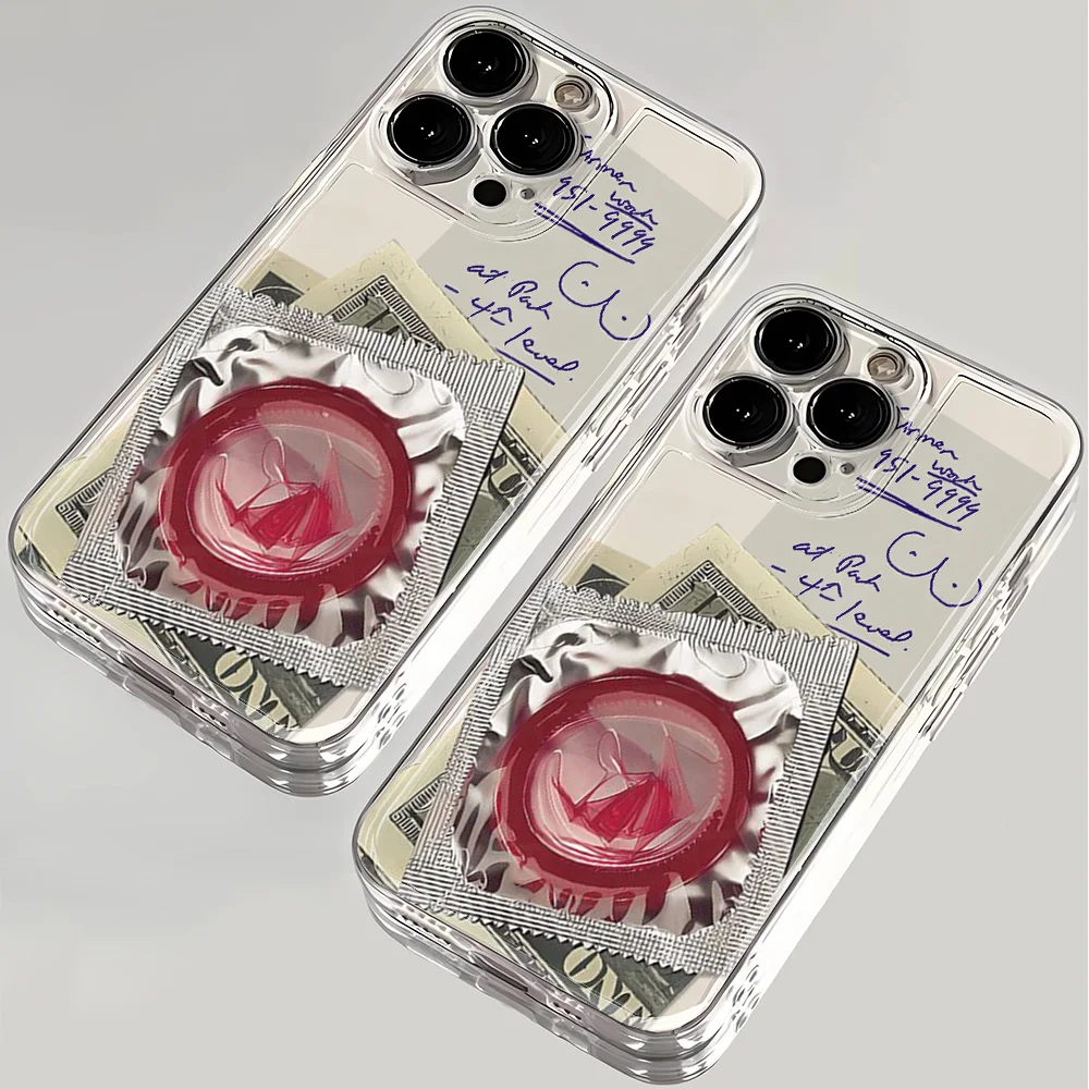 

Funny Guilty Treasure Phone Case For iPhone 16 15 14 13 12 11 Pro Max Mini XS X SE 7 8 Plus 16E Dustproof Soft Transparent Cover