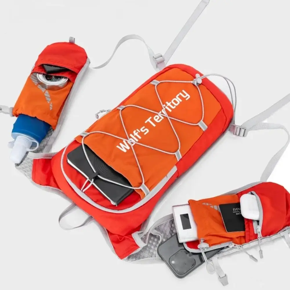 Breathable Sports Marathon Backpack Waterproof Multiple Pockets Ourdoor hiking backpack Ultra-light Nylon Material