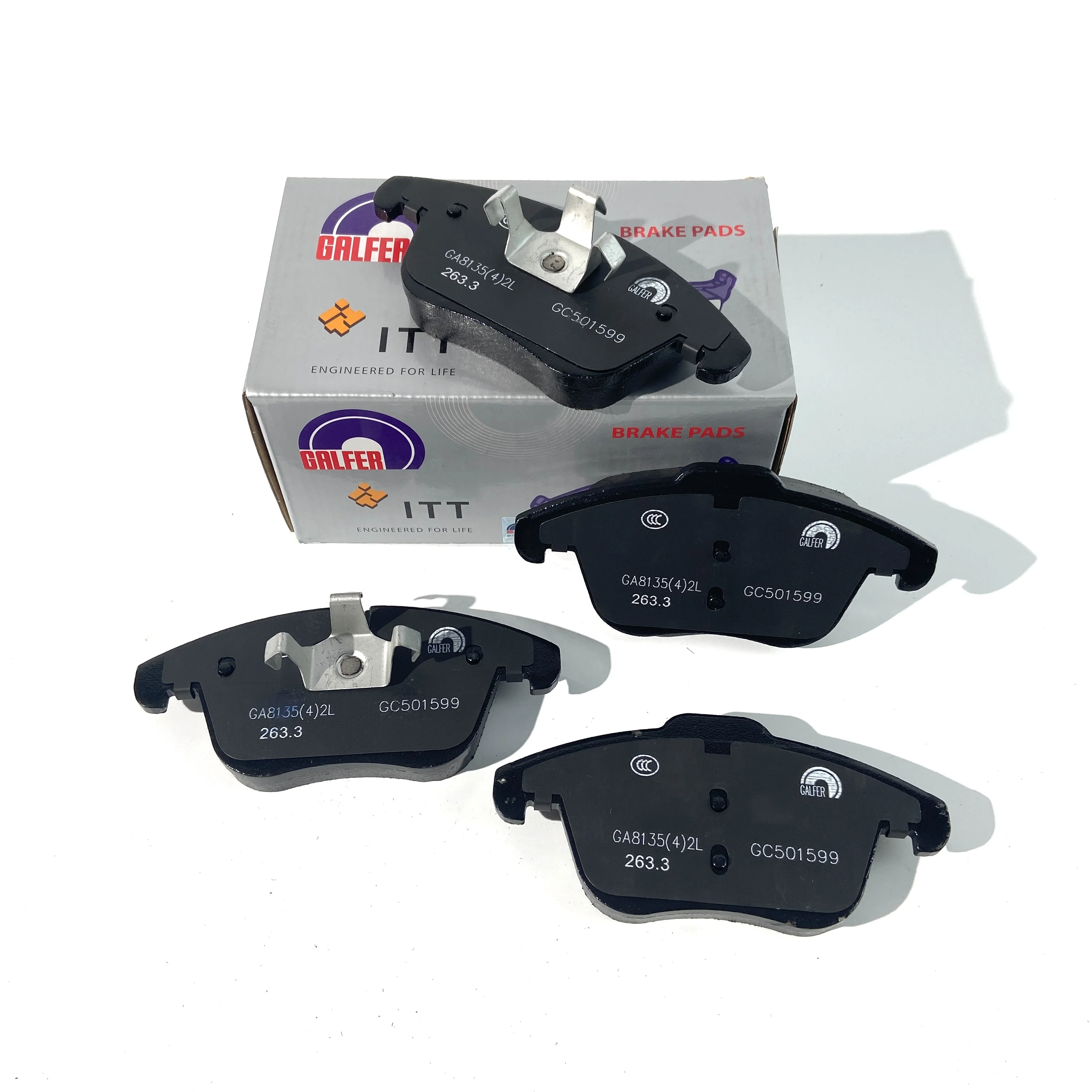 OEM GALFER Front brake pad set for LAND ROVER RANGE ROVER EVOQUE LR2 Jaguar XF LR004936 LR134692 C2C42014