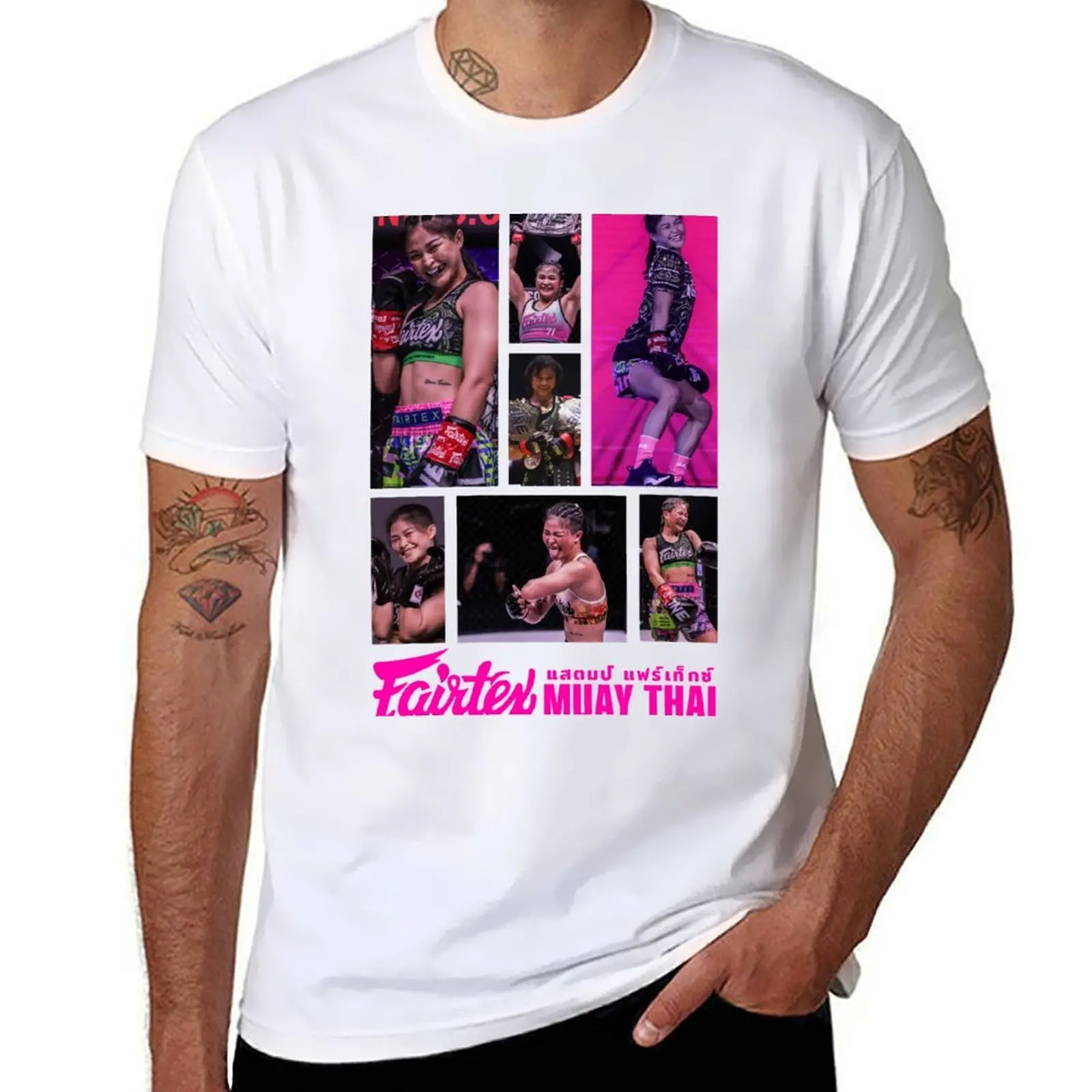 

Stamp Fairtex Muay Thai MMA T-Shirt man t shirt graphic t shirt man casual T-Shirt