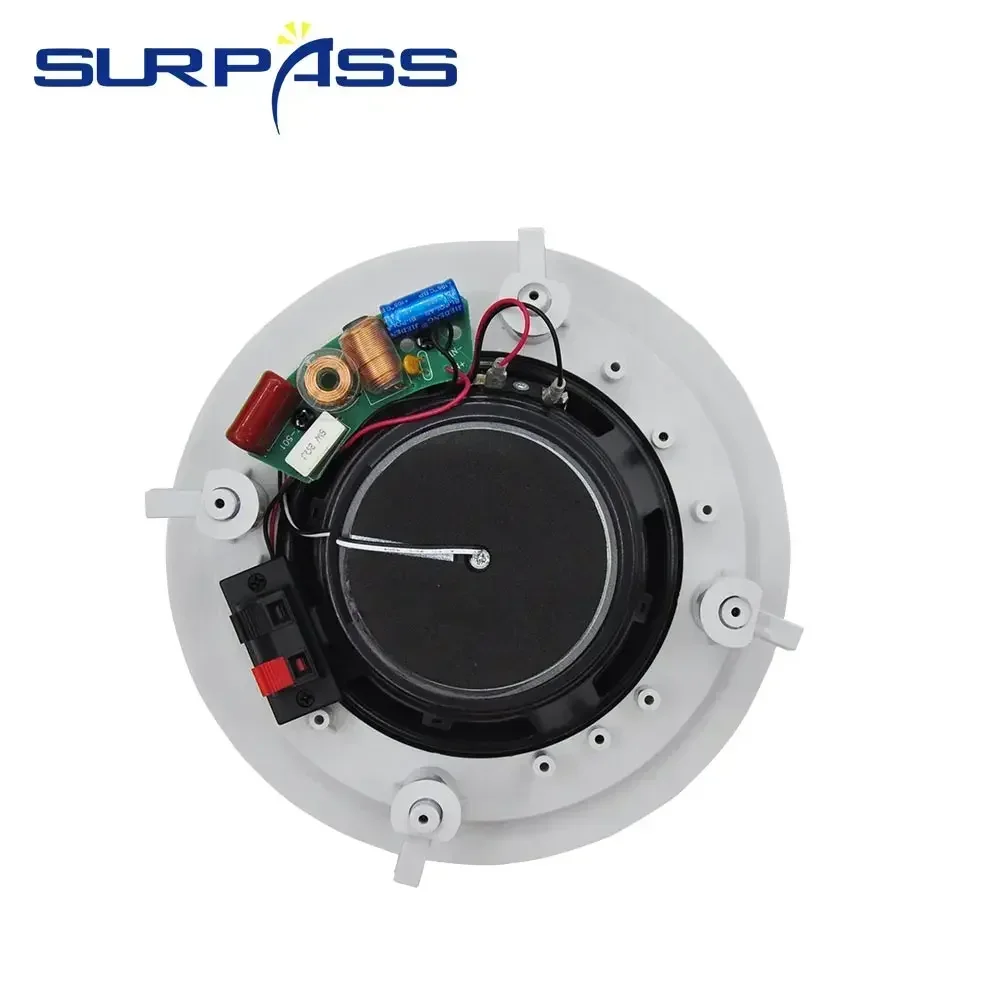 6inch Home Ceiling studio speaker 30W Recessed Passive Speaker Good In-ceiling Speaker System for HouseTheater Apartment monitor