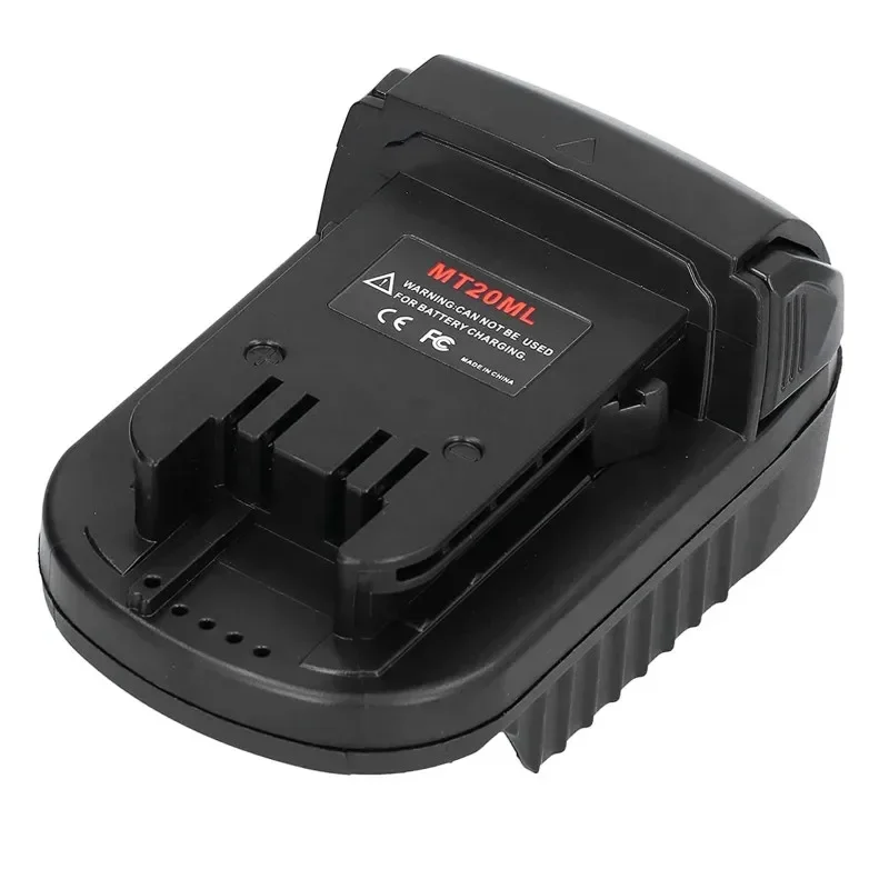 

For Makita Converter 18V Lithium Ion Battery BL1830 BL1860 BL181 To for Milwaukee MT20ML Battery Adapter Converter USB Charger