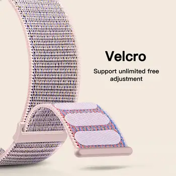 適用於 Apple Watch 46mm、40mm、44mm、45mm、42mm、41mm、38mm 的尼龍環形錶帶,智慧錶帶,也適用於 iWatch Ultra 49mm、8/7/6/SE/5/4。 10 最佳銷售 蘋果手錶尼龍錶帶 - №2