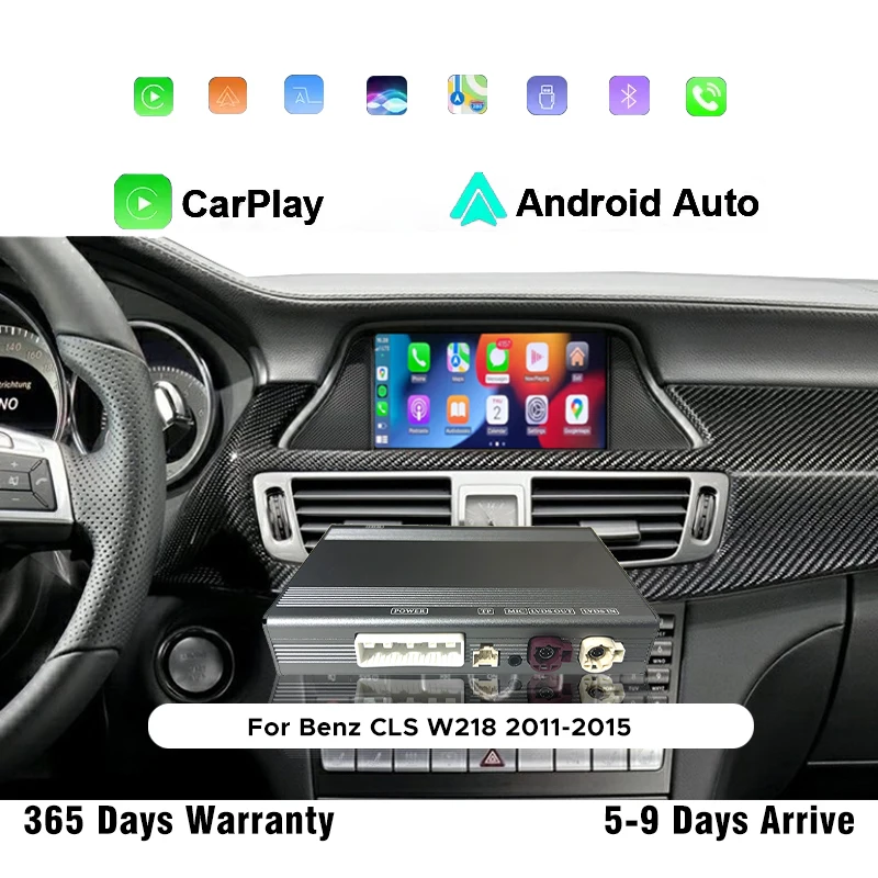 

Wireless CarPlay Interface For Mercedes Benz CLS CLA W218 2011-2018 Android Auto Car DVD Player Mirror Link AirPlay Navigation