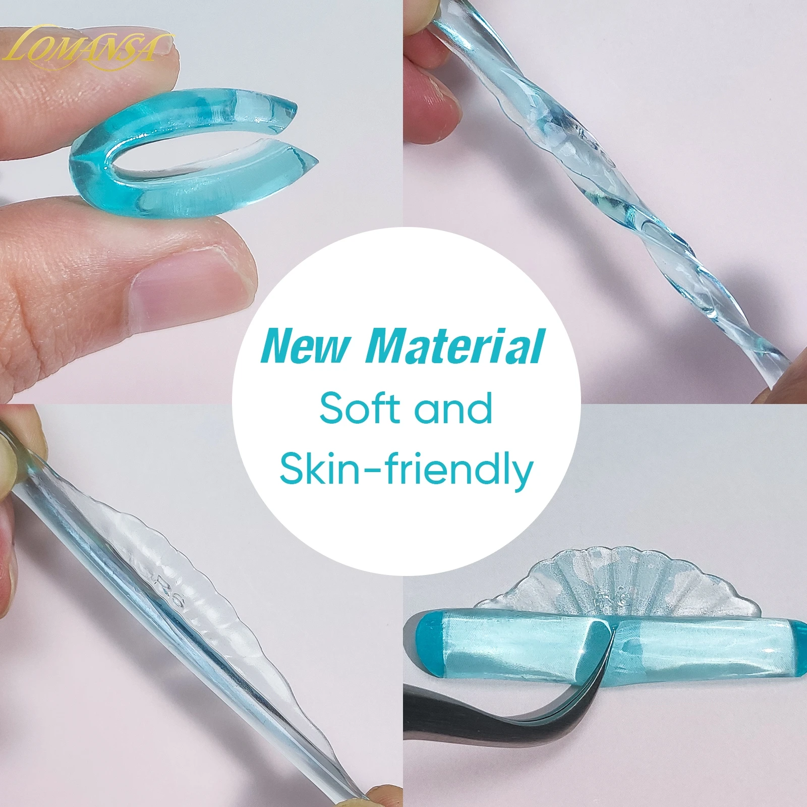 LOMANSA C Curl 6 Size Silicone Eyelash Perm Pads Sticky Lashes Rods Shield Lifting 3D Eyelash Curler Accessories Makeup Tool view 4