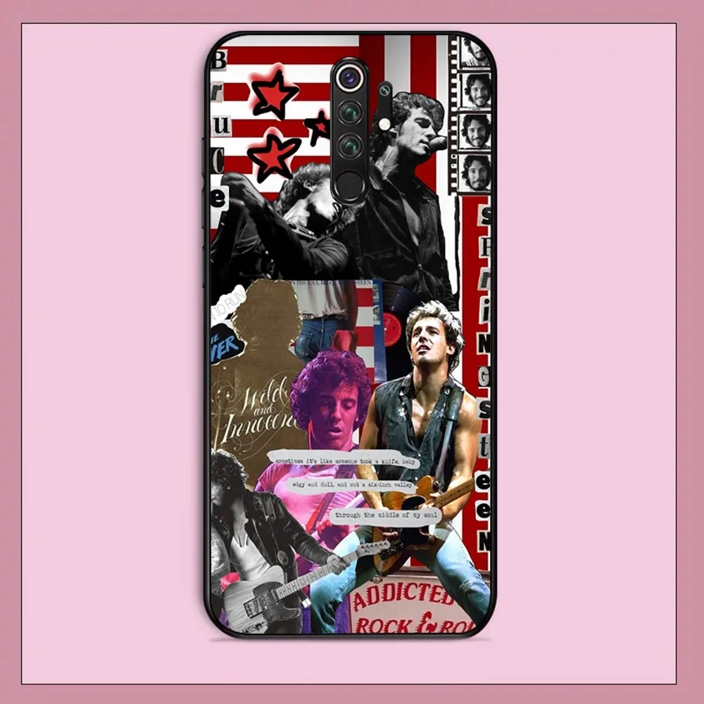 Bruce Springsteen Guitar Phone Case For Redmi Note 4 X 5 A 6 7 8 T 9 9S 10 11 11S 11Epro Poco M3 Pro