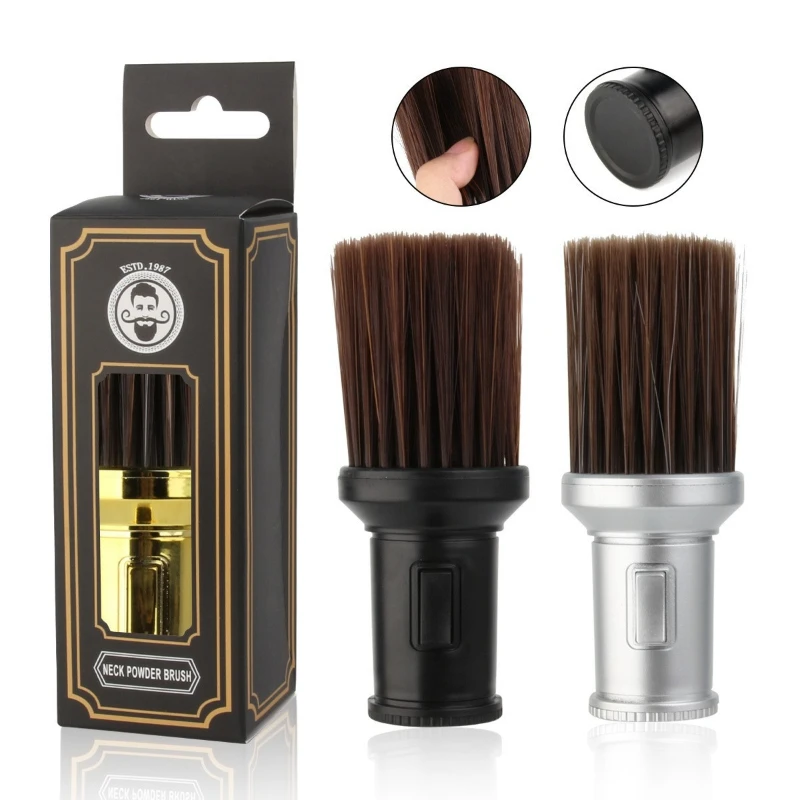 

Professional Hair Sweep Brush – Neck Duster & Shaving Tool for Barber Shops, Beard and Shaving Brush for Men
