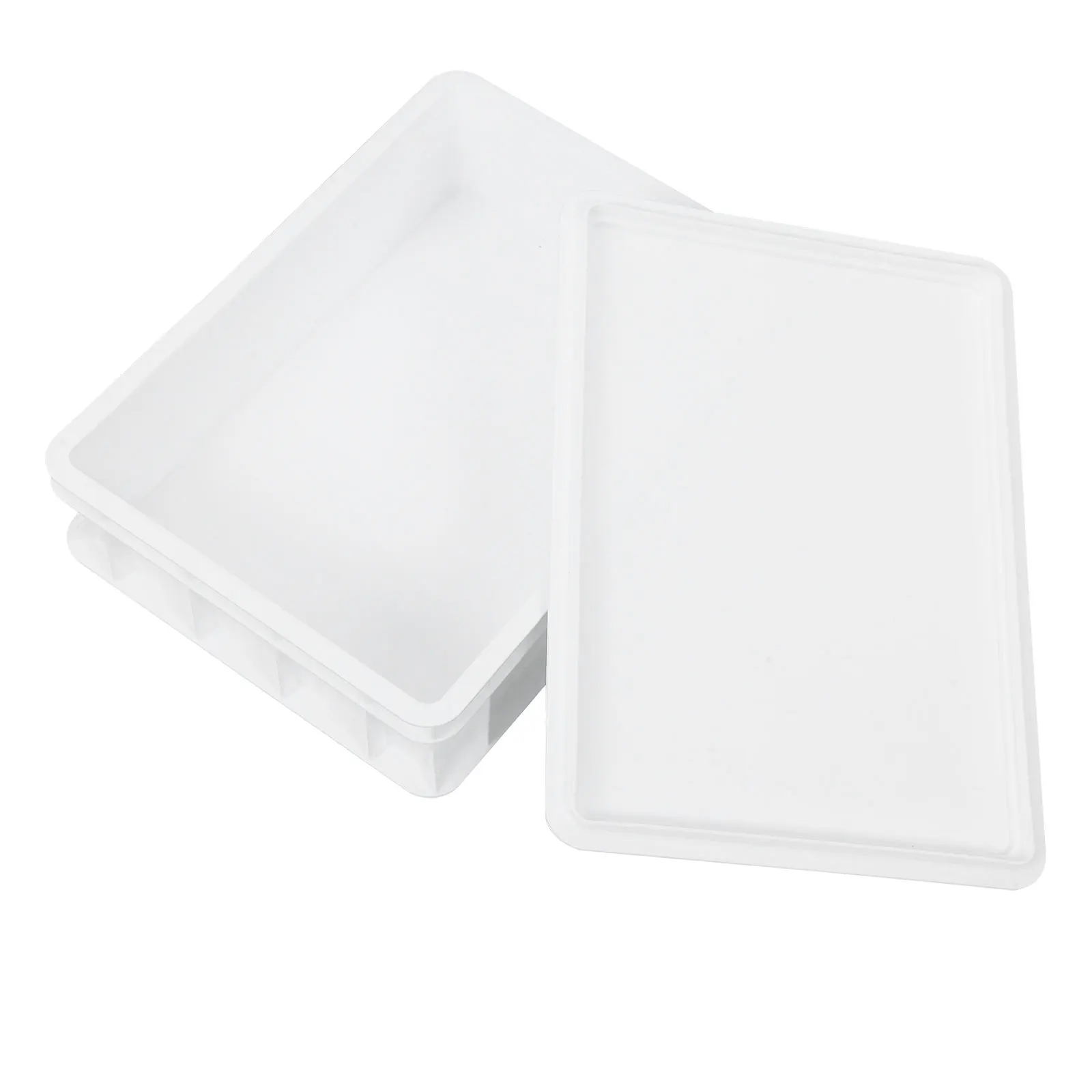 

Pizza Keeper Container Proofing Tray Storage Containers Lids Reusable Commercial Kitchen Stackable Fermenting Ideal