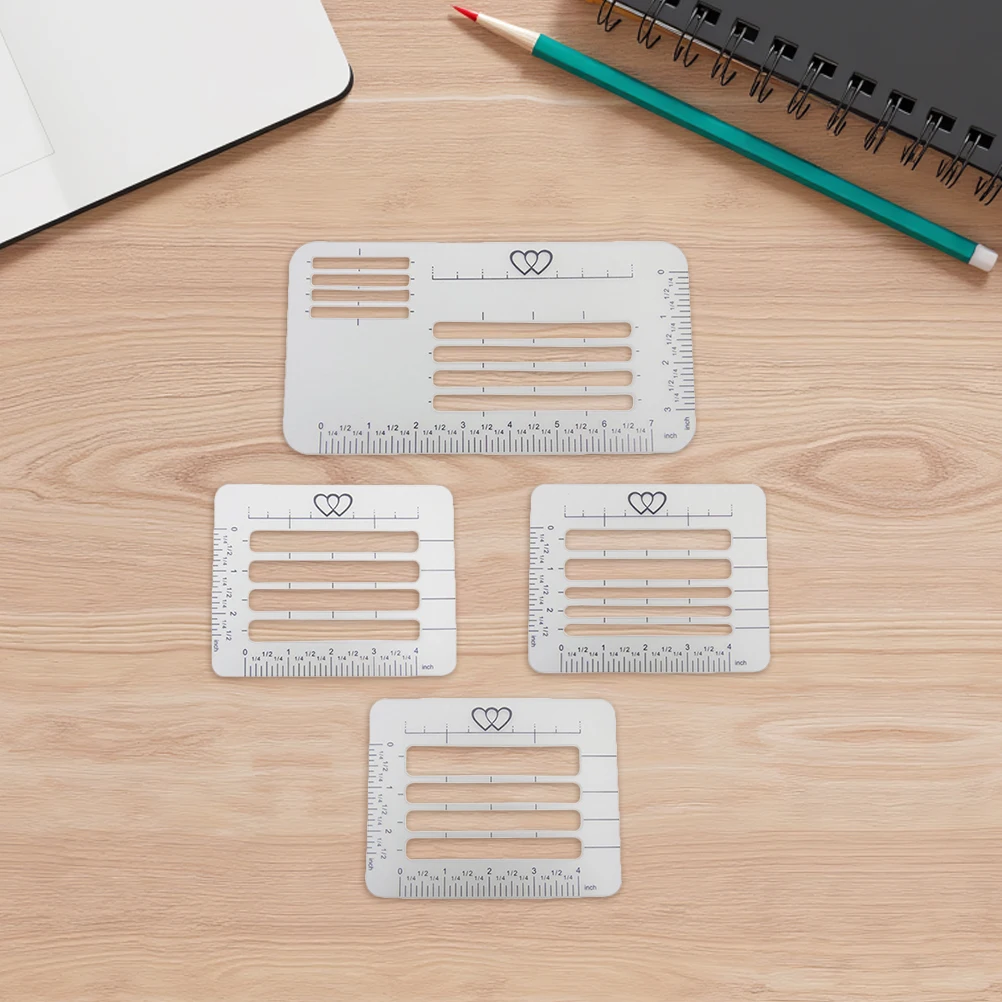 

Letter Format Template Plastic Straight Line Stencil Spacing Ruler Guides Stencils Journaling Rulers