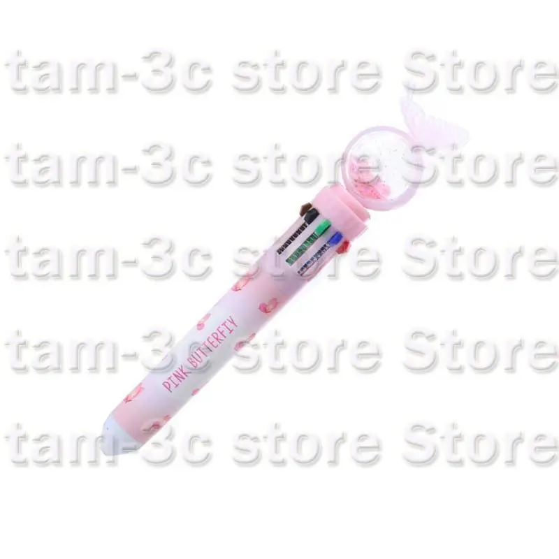 D0UA 스팽글 다색 펜 만화 볼 펜 10 색상의 펜 글쓰기